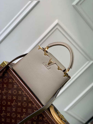 LV M24567 Louis Vuitton Capucines BB Handbag Galet - Default Title - View 1