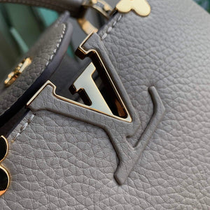 LV M24567 Louis Vuitton Capucines Mini Handbag Galet - Default Title - View 6