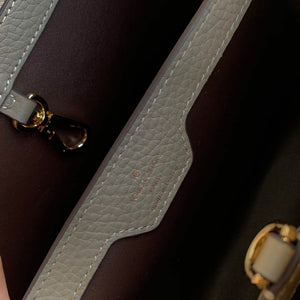 LV M24567 Louis Vuitton Capucines MM Handbag Galet - Default Title - View 9