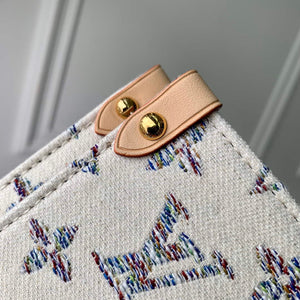 LV M24708 Louis Vuitton OnTheGo MM Bag Multicolor Beige - Default Title - View 6