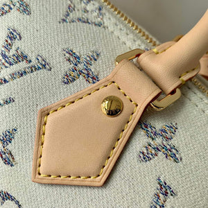 LV M24709 Louis Vuitton Speedy Bandouliere 20 Handbag Multicolor Beige - Default Title - View 4