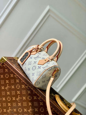 LV M24709 Louis Vuitton Speedy Bandouliere 20 Handbag Multicolor Beige - Default Title - View 6