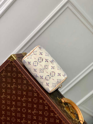 LV M24709 Louis Vuitton Speedy Bandouliere 20 Handbag Multicolor Beige - Default Title - View 7