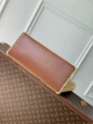 LV M24723 Louis Vuitton OnTheGo MM Bag Natural Tan - Default Title - View 4