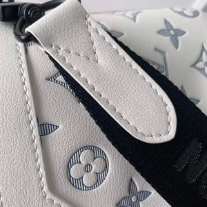 LV M24754 Louis Vuitton Trio Messenger Bag White/Navy Blue - Default Title - View 7