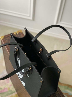 LV M24834 Louis Vuitton OnTheGo MM Bag Black - Default Title - View 8