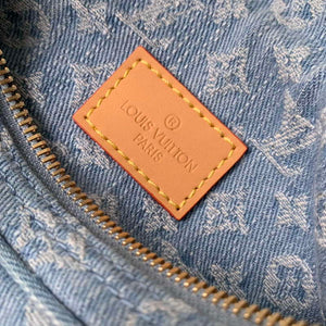 LV M24846 Louis Vuitton Loop Bag Sky Blue Monogram denim - Default Title - View 8