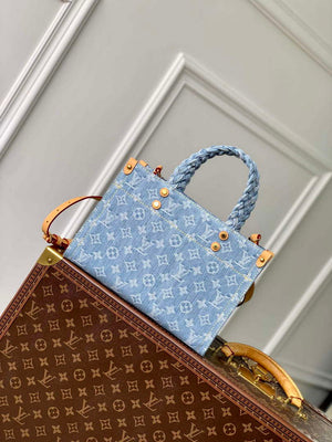 LV M24897 Louis Vuitton Let Go PM Bag Sky Blue Monogram denim - Default Title - View 1