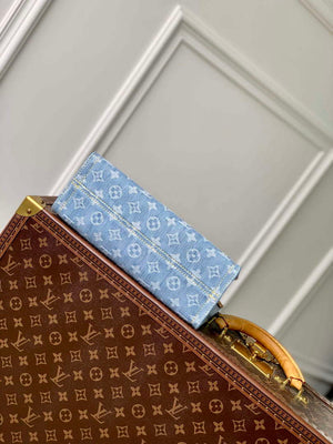 LV M24897 Louis Vuitton Let Go PM Bag Sky Blue Monogram denim - Default Title - View 4