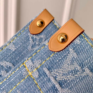 LV M24897 Louis Vuitton Let Go PM Bag Sky Blue Monogram denim - Default Title - View 5