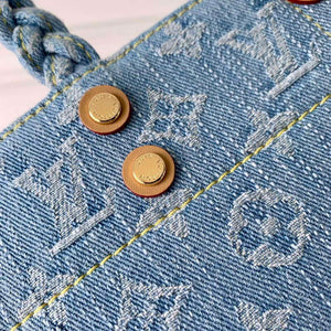 LV M24897 Louis Vuitton Let Go PM Bag Sky Blue Monogram denim - Default Title - View 6