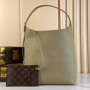 LV M24988 Louis Vuitton Low Key Hobo MM Handbag Green - Default Title - View 1