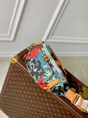 LV M24992 Louis Vuitton Rush Bumbag Navy Blue - Default Title - View 2