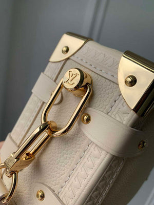 LV M25072 Louis Vuitton Side Trunk MM Handbag Taupe - Default Title - View 6