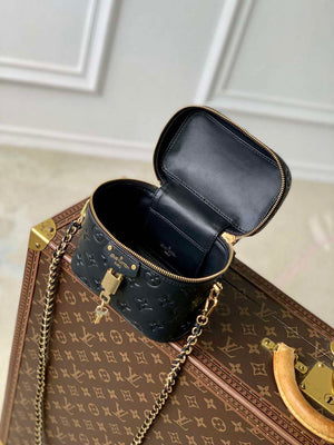 LV M25123 Louis Vuitton Vanity PM Handbag Black - Default Title - View 9