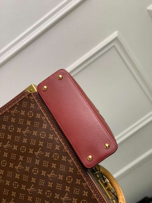 LV M25128 Louis Vuitton Capucines BB Handbag Griotte Red - Default Title - View 4