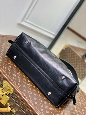 LV M25143 Louis Vuitton CarryAll Dark MM Handbag Black - Default Title - View 4
