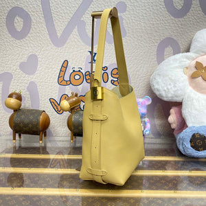 LV M25353 Louis Vuitton Low Key Hobo PM Bag Apricot Yellow - Default Title - View 7