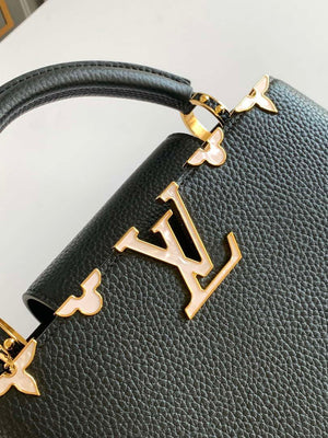 LV M25404 Louis Vuitton Capucines BB Bag Black - Default Title - View 5