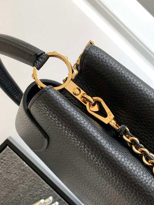 LV M25404 Louis Vuitton Capucines BB Bag Black - Default Title - View 6