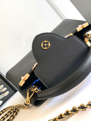 LV M25404 Louis Vuitton Capucines BB Bag Black - Default Title - View 7