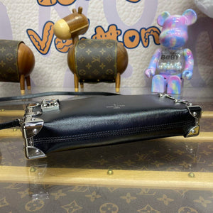 LV M25445 Louis Vuitton Slim Trunk Bag Black - Default Title - View 4