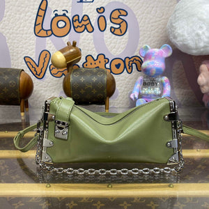LV M25445 Louis Vuitton Slim Trunk Bag Green - Default Title - View 1