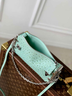 LV M25445 Louis Vuitton Slim Trunk Bag Ostrich Pattern Fruit green - Default Title - View 9