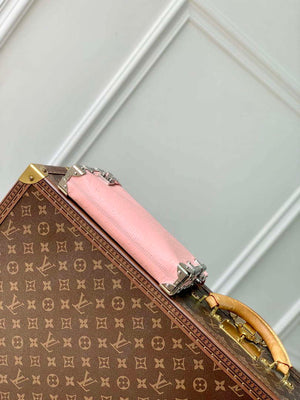 LV M25445 Louis Vuitton Slim Trunk Bag Ostrich Pattern Pink - Default Title - View 4