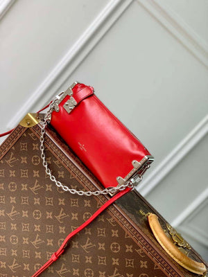 LV M25445 Louis Vuitton Slim Trunk Bag Red - Default Title - View 2