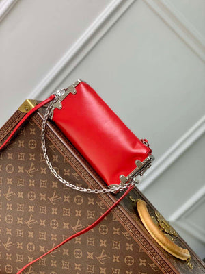 LV M25445 Louis Vuitton Slim Trunk Bag Red - Default Title - View 3