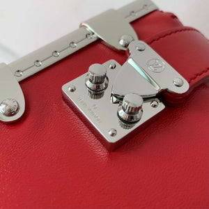 LV M25445 Louis Vuitton Slim Trunk Bag Red - Default Title - View 6