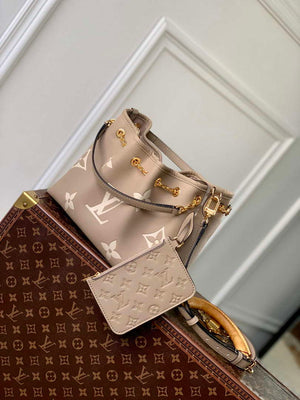 LV M25453 Louis Vuitton LV Bundle Bag Monogram Empreinte Leather Grey/Cream - Default Title - View 2