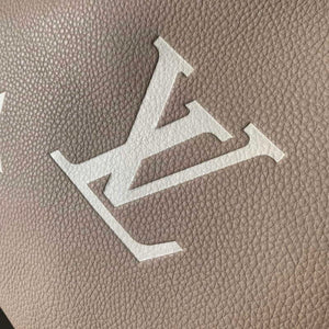 LV M25453 Louis Vuitton LV Bundle Bag Monogram Empreinte Leather Grey/Cream - Default Title - View 8