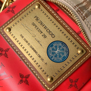 LV M28186 Louis Vuitton Speedy P9 Bandoulière 20 Bag Brown stripes - Default Title - View 8