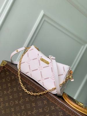 LV M29495 Louis Vuitton Pochette Liv Bag Light Bliss Couture - Default Title - View 1