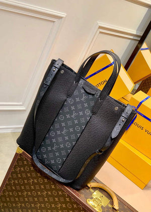LV M30431 Louis Vuitton Split Tote Eclipse Black - Default Title - View 1