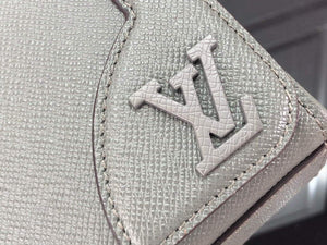 LV M30808 Louis Vuitton New Flap Messenger Gray - Default Title - View 3