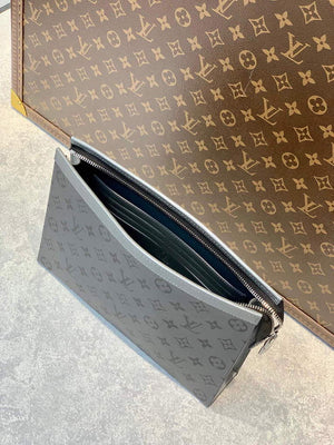 LV M30840 Louis Vuitton Pochette Voyage MM Taiga leather - Default Title - View 7