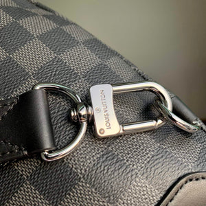 LV M30936 Louis Vuitton Duo Sling Bag Black grid - Default Title - View 8