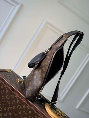 LV M30936 Louis Vuitton Duo Sling Bag Black Monogram - Default Title - View 7