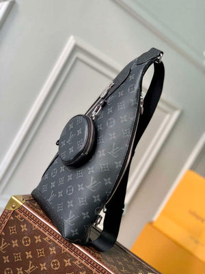 LV M30936 Louis Vuitton Duo Sling Bag Black - Default Title - View 2