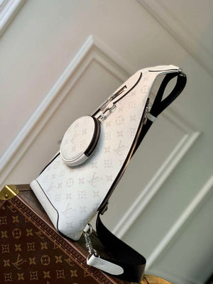LV M30936 Louis Vuitton Duo Sling Bag White - Default Title - View 3