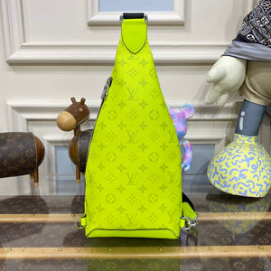LV M30945 Louis Vuitton Duo Sling Bag Neon Yellow - Default Title - View 2