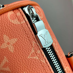 LV M31044 Louis Vuitton Keepall Bandouliere 25 Bag Tangerine - Default Title - View 7
