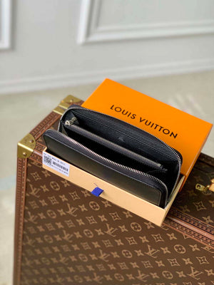 LV M31071 Louis Vuitton Zippy Wallet Black EPI - Default Title - View 9