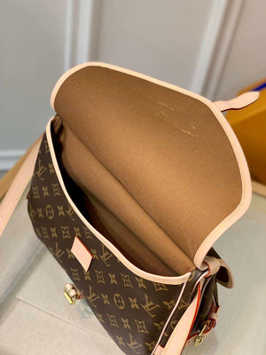 LV M40710 Louis Vuitton Saumur Messenger Monogram Bag - Default Title - View 7