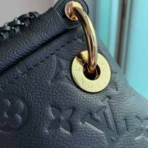 LV M41066 Louis Vuitton Artsy MM Handbag Black Brown - Default Title - View 5