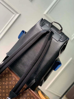 LV M41079 Louis Vuitton Christopher MM Epi Black - Default Title - View 2