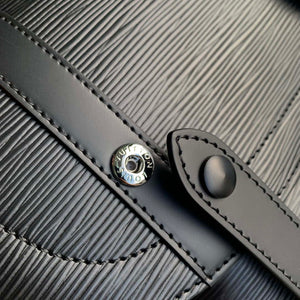 LV M41079 Louis Vuitton Christopher MM Epi Black With Yellow Logo - Default Title - View 7